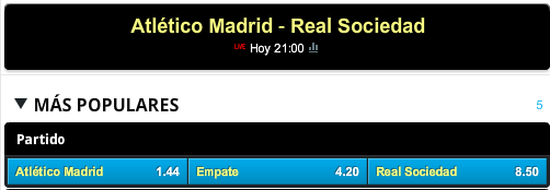 At.Madrid - Real Sociedad